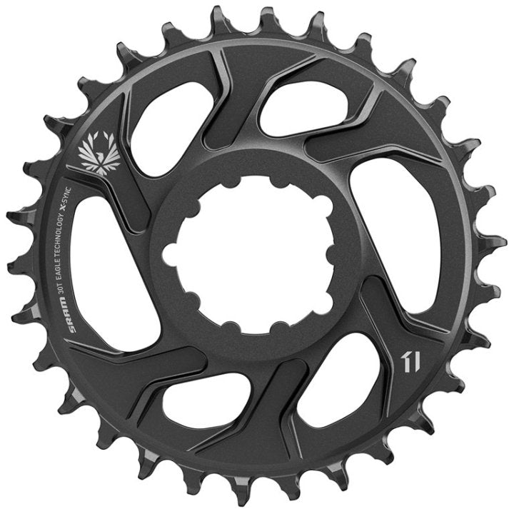 SRAM Eagle X-SYNC 2 Direct Mount Chainring - 6mm Offset - black