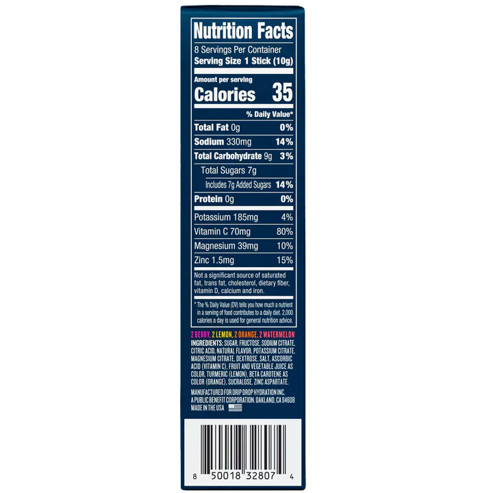 DripDrop Hydration Relief Sachets Bold Variety