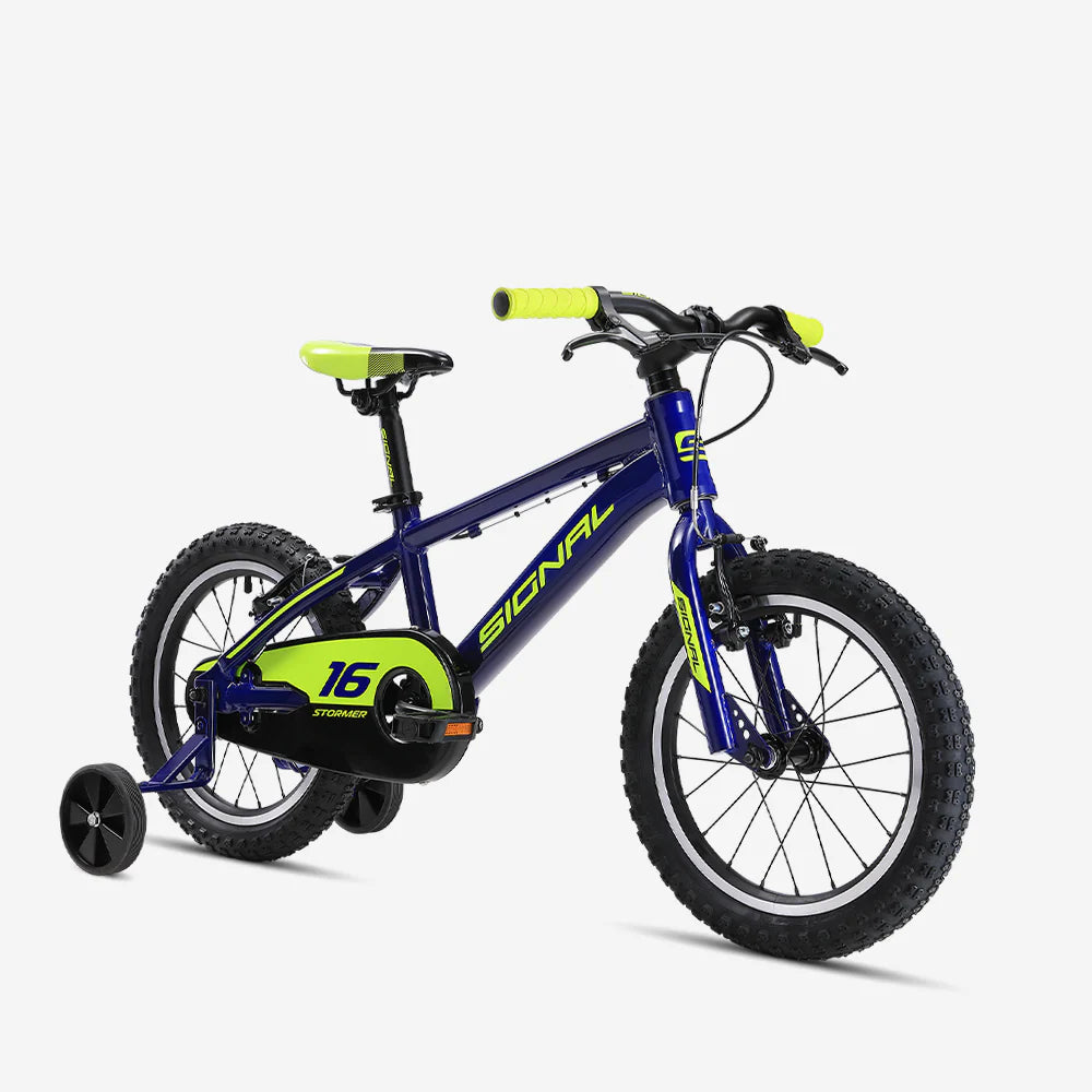 Signal stormer 16 Ink blue / hghlt yllw