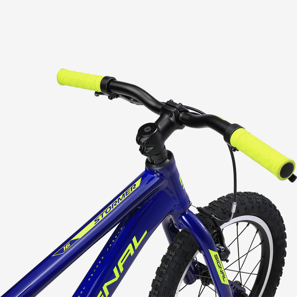 Signal stormer 16 Ink blue / hghlt yllw